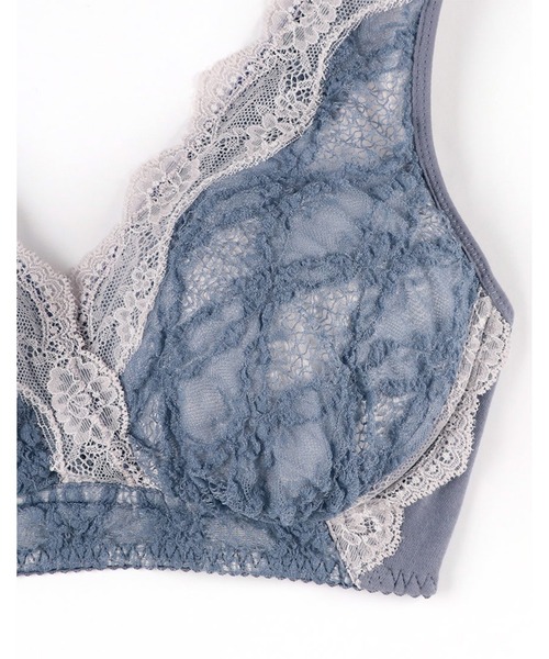 WACOAL（ワコール）の「「ナイトアップブラ」　ノンワイヤー（ナイトブラ・レディース・スモークピンク/ミント/ブルー・L/L(UB-)/M）」の4枚目の写真