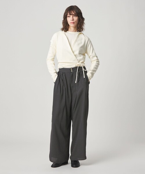 Steven Alan（スティーブンアラン）の「＜Steven Alan＞カシュクール フード カーディガン（カーディガン/ボレロ・レディース・モカ/オフホワイト・FREE）」の4枚目の写真