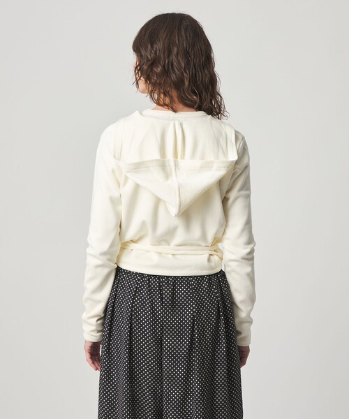 Steven Alan（スティーブンアラン）の「＜Steven Alan＞カシュクール フード カーディガン（カーディガン/ボレロ・レディース・モカ/オフホワイト・FREE）」の10枚目の写真