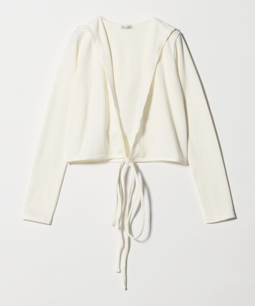 Steven Alan（スティーブンアラン）の「＜Steven Alan＞カシュクール フード カーディガン（カーディガン/ボレロ・レディース・モカ/オフホワイト・FREE）」の18枚目の写真