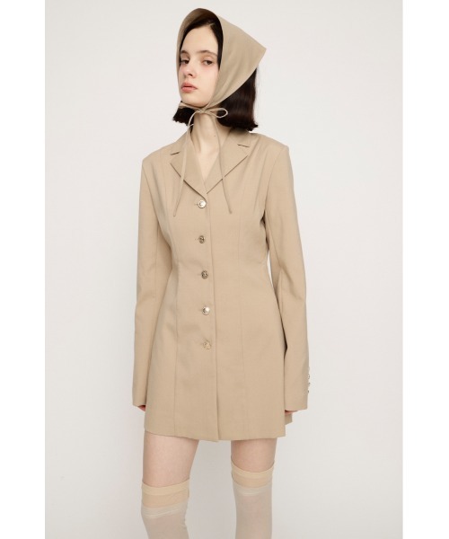 SLY(スライ)の「TAILORED S/OP テーラード ショートワンピース 春服(ワンピース・レディース・グレー系その他2/ライトベージュ・2/1)」の17枚目の写真