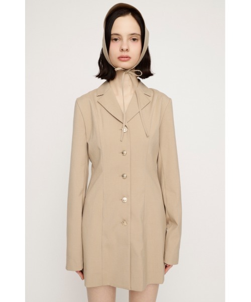 SLY(スライ)の「TAILORED S/OP テーラード ショートワンピース 春服(ワンピース・レディース・グレー系その他2/ライトベージュ・2/1)」の19枚目の写真