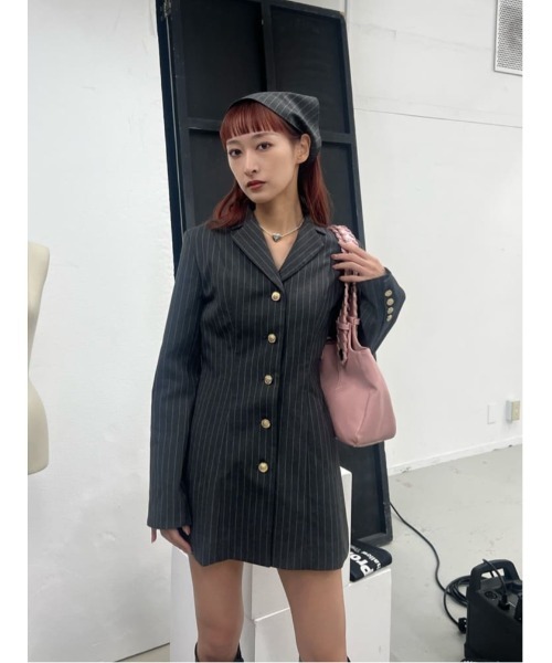 SLY（スライ）の「TAILORED S/OP テーラード ショートワンピース 春服