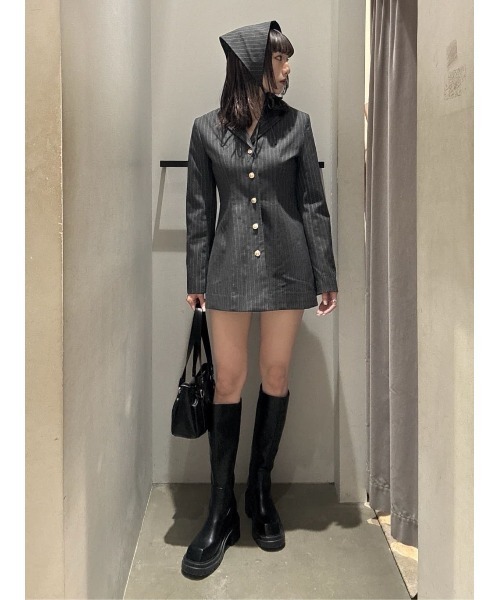 SLY（スライ）の「TAILORED S/OP テーラード ショートワンピース 春服