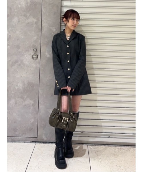 SLY（スライ）の「TAILORED S/OP テーラード ショートワンピース 春服