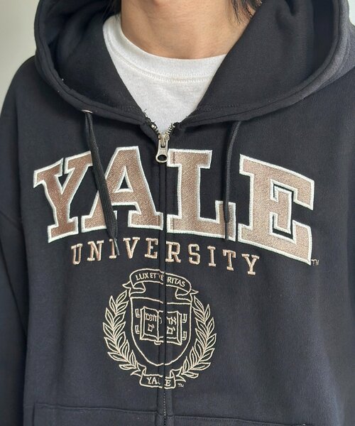 CPCM(シーピーシーエム)の「YALEジップパーカー(パーカー・メンズ・ネイビー/グレー/アイボリー/ブラック・MEDIUM/LARGE)」の16枚目の写真