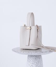 NATURAL BEAUTY BASIC | ◇メタルオーナメント2wayバケットバッグ(ショルダーバッグ)