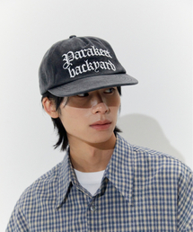 PARAKEET（パラキート）の「バックヤードヴィンテージウォッシュキャップ（ウォッシュドブラック）（キャップ）」