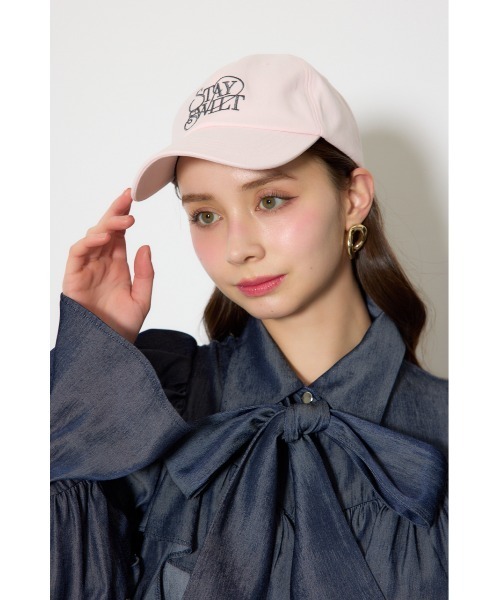 rienda（リエンダ）の「ニュアンスロゴキャップ 春服（キャップ・レディース・ピンク/イエロー/ブラウン・FREE）」の16枚目の写真