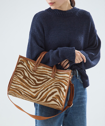 journal standard L'essage | 【A VACATION/ア ヴァケーション】 BREAD M ZEBRA/A ゼブラ柄バッグ(ショルダーバッグ)