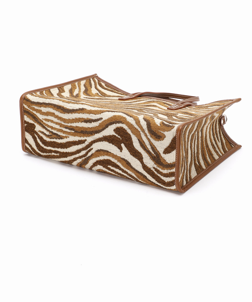 journal standard L'essage（ジャーナルスタンダードレサージュ）の「【A VACATION/ア ヴァケーション】 BREAD M ZEBRA/A ゼブラ柄バッグ（ショルダーバッグ・レディース・ベージュ・FREE）」の12枚目の写真