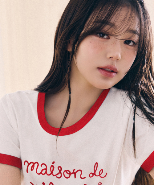 ROLAROLA(ロラロラ)の「MAISON DE ROLA リンガー T シャツ WH+RD(Tシャツ/カットソー・レディース・その他・S/M)」の2枚目の写真