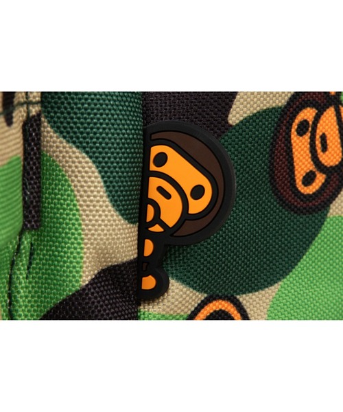 A BATHING APE（アベイシングエイプ）の「BABY MILO LARGE BACKPACK #1（バックパック/リュック・メンズ・アイボリー/ピンク/グリーン・FREE）」の11枚目の写真
