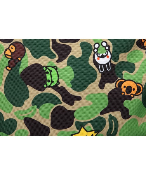 A BATHING APE（アベイシングエイプ）の「BABY MILO LARGE BACKPACK #1（バックパック/リュック・メンズ・アイボリー/ピンク/グリーン・FREE）」の14枚目の写真