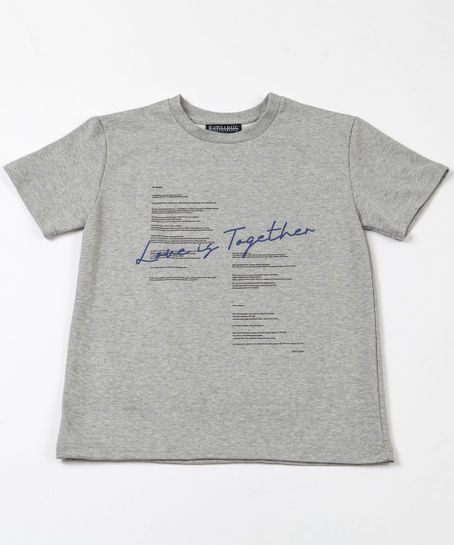 KATHARSIS(カタルシス)の「ラブイズトゥゲザー レタリングTシャツ グレー ONE SIZE(Tシャツ/カットソー・レディース・その他・ONE SIZE)」の5枚目の写真