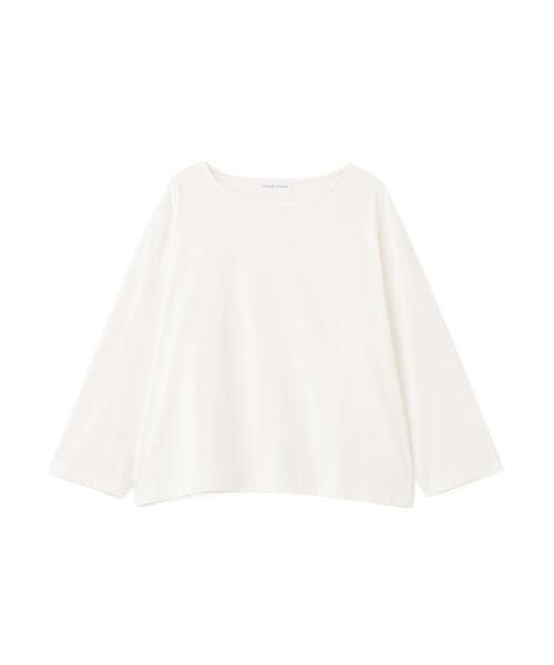 human woman(ヒューマンウーマン)の「◆【定番】ハイゲージ長袖カットソー(Tシャツ/カットソー・レディース・ホワイト・MEDIUM)」の9枚目の写真