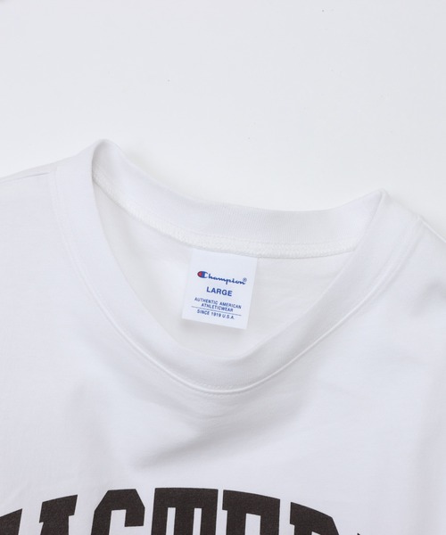 Champion(チャンピオン)の「【Champion/チャンピオン】メンズ ベーシック ロングスリーブTシャツ(Tシャツ/カットソー・メンズ・グリーン系その他3/ダークブルー/ホワイト×ネイビー/ブラック系その他/ホワイト×ブラック/グレー・MEDIUM/SMALL/X-LARGE/LARGE)」の20枚目の写真