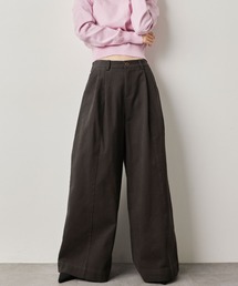 HANNE | タックワイドパンツ(その他パンツ)