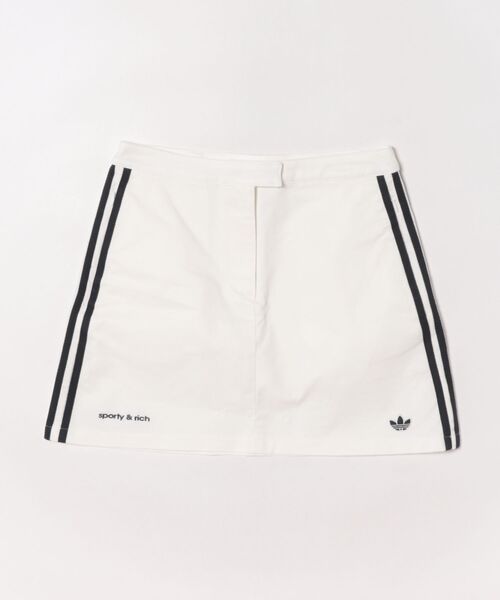 adidas(アディダス)の「S&R SHORT JL7194(スカート・メンズ・ホワイト・LARGE)」の1枚目の写真