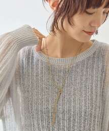 AMERICAN HOLIC | モヘアタッチルーズ編みプルオーバー(ニット/セーター)