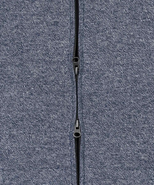 The DUFFER of ST.GEORGE(ザダファーオブセントジョージ)の「DOUBLE FACE KNIT ZIP HOODIE:ダブルフェイス ニット ジップパーカー(パーカー・メンズ・ベージュ/ネイビー・X-LARGE/MEDIUM/LARGE)」の14枚目の写真