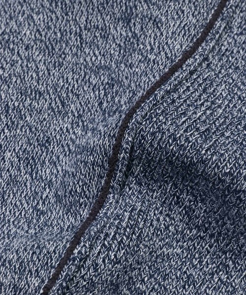The DUFFER of ST.GEORGE(ザダファーオブセントジョージ)の「DOUBLE FACE KNIT ZIP HOODIE:ダブルフェイス ニット ジップパーカー(パーカー・メンズ・ベージュ/ネイビー・X-LARGE/MEDIUM/LARGE)」の15枚目の写真
