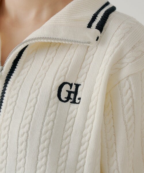 Chico（チコ）の「【セットアップ対応】ダブルジップルーズニット（ニット/セーター・レディース・グレー/ピンク/アイボリー・FREE）」の10枚目の写真