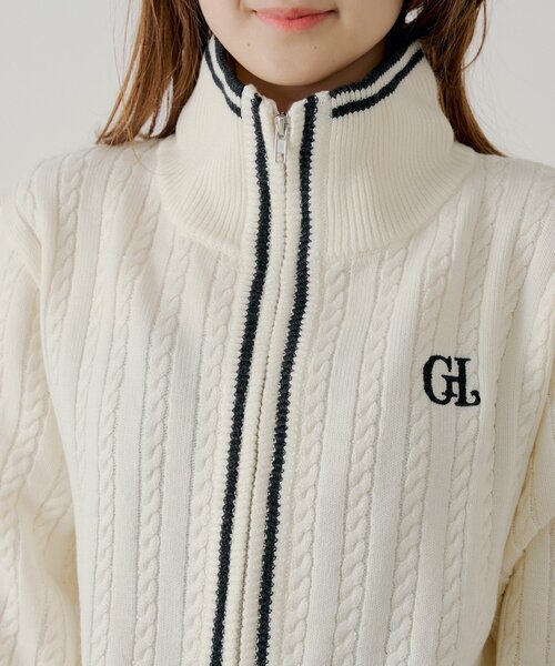 Chico（チコ）の「【セットアップ対応】ダブルジップルーズニット（ニット/セーター・レディース・グレー/ピンク/アイボリー・FREE）」の7枚目の写真