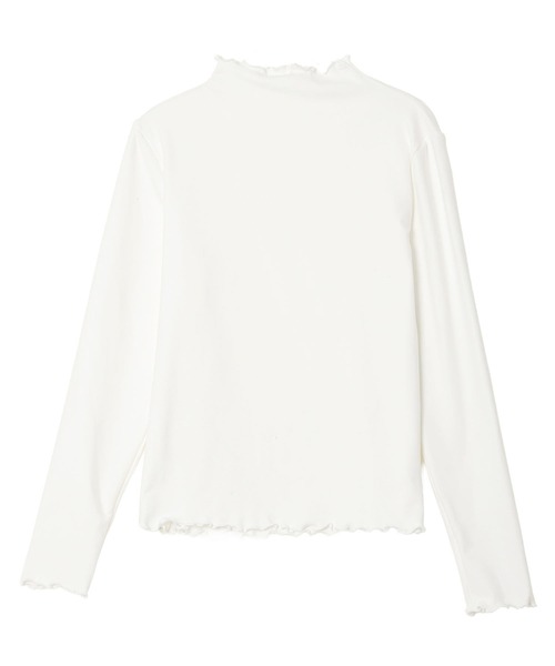KOBE LETTUCE（コウベレタス）の「[ 裏起毛 ] M L あったかメルティメロウロンT（Tシャツ/カットソー・レディース・ブラック/ブラウン/オフホワイト/チャコール・L/M）」の14枚目の写真