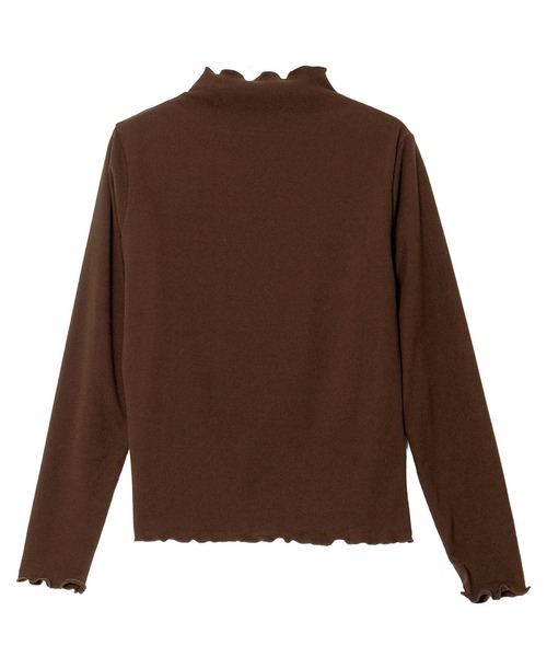 KOBE LETTUCE（コウベレタス）の「[ 裏起毛 ] M L あったかメルティメロウロンT（Tシャツ/カットソー・レディース・ブラック/ブラウン/オフホワイト/チャコール・L/M）」の17枚目の写真