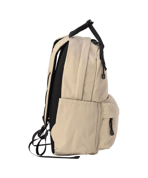 DANTON（ダントン）の「Polyester Twill Backpack〈PEUPLIERS 17〉（バックパック/リュック・レディース・グレー/ベージュ系その他/ブラック・-）」の6枚目の写真