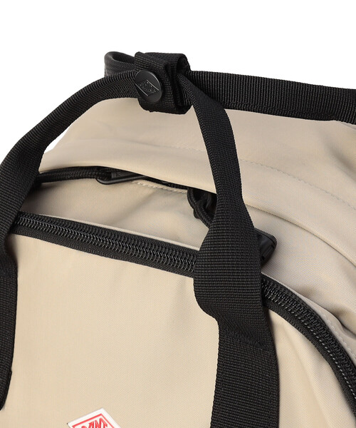 DANTON（ダントン）の「Polyester Twill Backpack〈PEUPLIERS 17〉（バックパック/リュック・レディース・グレー/ベージュ系その他/ブラック・-）」の8枚目の写真