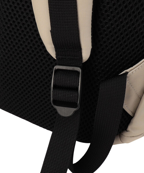 DANTON（ダントン）の「Polyester Twill Backpack〈PEUPLIERS 17〉（バックパック/リュック・レディース・グレー/ベージュ系その他/ブラック・-）」の9枚目の写真