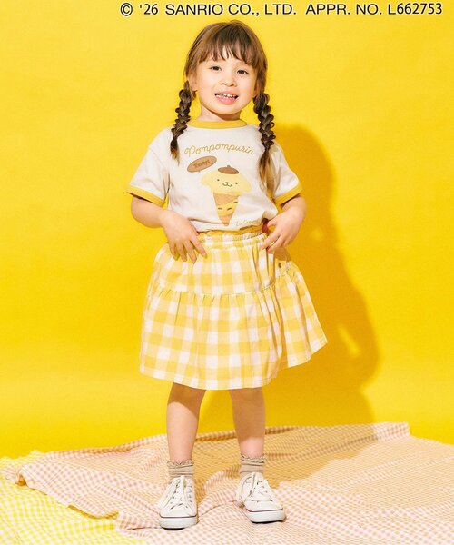 Seraph（セラフ）の「どんな服にも合わせやすい！デイリースカート_ジュニア対応（スカート・キッズ・サックスブルー/その他3/イエロー・100/90/80/140/130/120/110）」の6枚目の写真