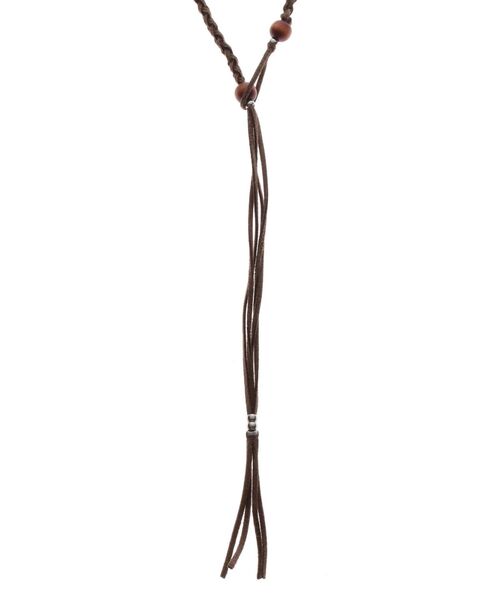 Ungrid（アングリッド）の「ウッドコンビネックレス（ネックレス・レディース・ブラック/ブラウン・FREE）」の8枚目の写真