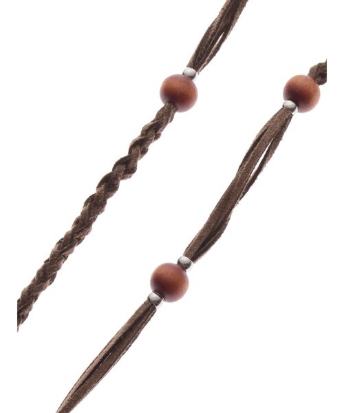 Ungrid（アングリッド）の「ウッドコンビネックレス（ネックレス・レディース・ブラック/ブラウン・FREE）」の9枚目の写真