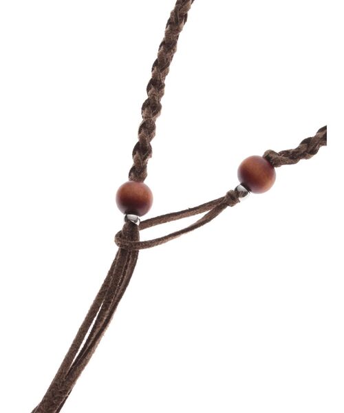 Ungrid（アングリッド）の「ウッドコンビネックレス（ネックレス・レディース・ブラック/ブラウン・FREE）」の10枚目の写真