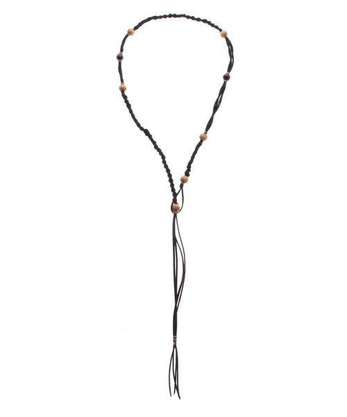 Ungrid（アングリッド）の「ウッドコンビネックレス（ネックレス・レディース・ブラック/ブラウン・FREE）」の11枚目の写真