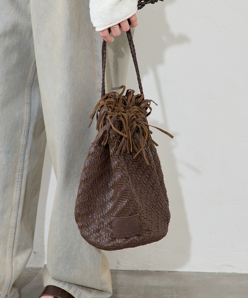 JOURNAL STANDARD（ジャーナルスタンダード）の「別注【VARNY】MESHキンチャク（ショルダーバッグ・レディース・ブラック/ブラウン・FREE）」の5枚目の写真