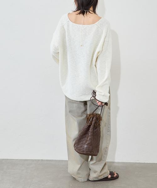 JOURNAL STANDARD（ジャーナルスタンダード）の「別注【VARNY】MESHキンチャク（ショルダーバッグ・レディース・ブラック/ブラウン・FREE）」の6枚目の写真