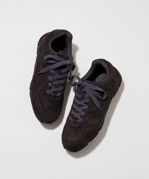 BARNYARDSTORM（バンヤードストーム）の「BARNYARDSTORM / スエードライトスニーカー【一部店舗限定】（スニーカー・レディース・ベージュ/チャコールグレー・S/M/L）」の5枚目の写真