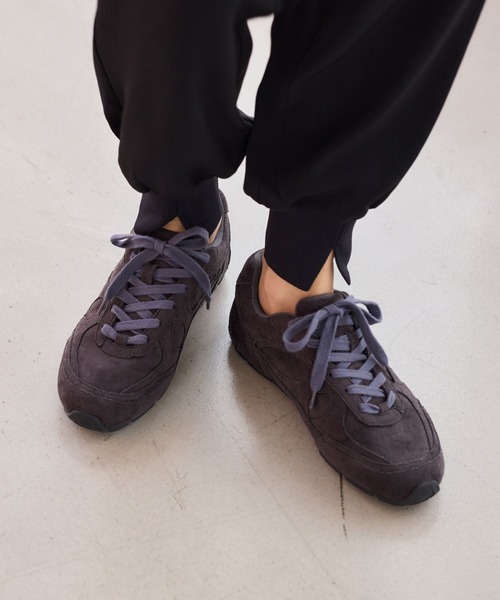 BARNYARDSTORM（バンヤードストーム）の「BARNYARDSTORM / スエードライトスニーカー【一部店舗限定】（スニーカー・レディース・ベージュ/チャコールグレー・S/M/L）」の16枚目の写真