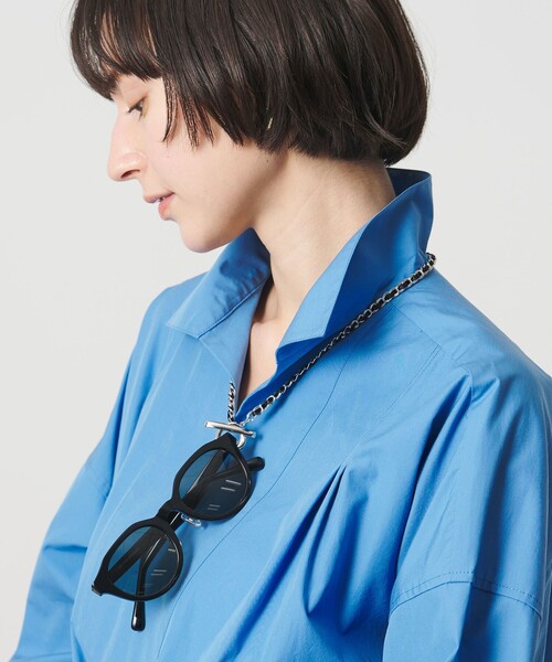 UNITED ARROWS（ユナイテッドアローズ）の「チェーンリボン グラスホルダー（ネックレス・レディース・シルバー/ゴールド・FREE）」の2枚目の写真