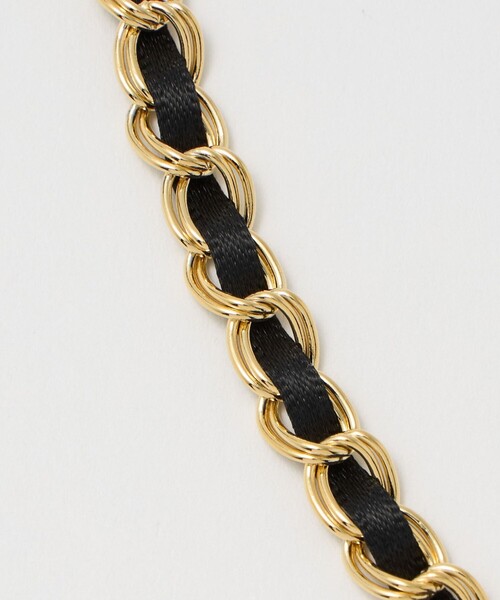 UNITED ARROWS（ユナイテッドアローズ）の「チェーンリボン グラスホルダー（ネックレス・レディース・シルバー/ゴールド・FREE）」の8枚目の写真