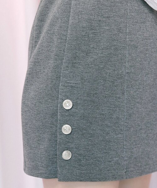 OLIVE des OLIVE（オリーブデオリーブ）の「【Belle Charme】Side Button Mini Jumper Skirt（ジャンパースカート・レディース・モカ/チャコールグレー/ブラック・FREE）」の18枚目の写真