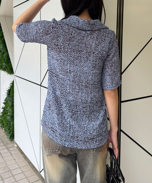 CIAOPANIC（チャオパニック）の「ぽこぽこポップコーンスキッパーシャツ（シャツ/ブラウス・レディース・アイボリー/ブルー/ピンク/グリーン/ブラウン/ホワイト/グリーン系その他/ブルー系その他/ピンク系その他/ブラウン系その他・ONE SIZE/0）」の17枚目の写真