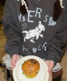 LAC-VERT | 落書き風ドッグプルオーバー(スウェット)