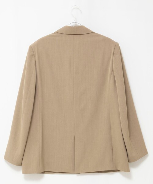 MAQWEL（マクウェル）の「【MAQWEL/マクウェル】オーバージャケット（テーラードジャケット・レディース・ベージュ/ブラック・FREE）」の15枚目の写真