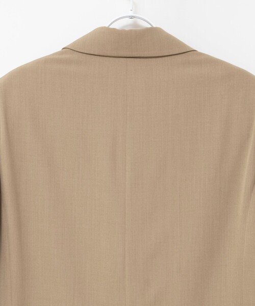 MAQWEL（マクウェル）の「【MAQWEL/マクウェル】オーバージャケット（テーラードジャケット・レディース・ベージュ/ブラック・FREE）」の16枚目の写真