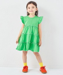 pairmanon（ペアマノン）の「【綿100%】ガールズ メロー ティアードワンピース（ワンピース）」